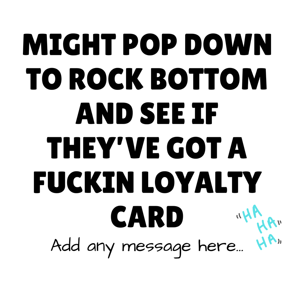 Rock Bottom Loyalty Card Mug – original flat artwork