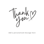 Script Heart Thank You Mug – original flat artwork