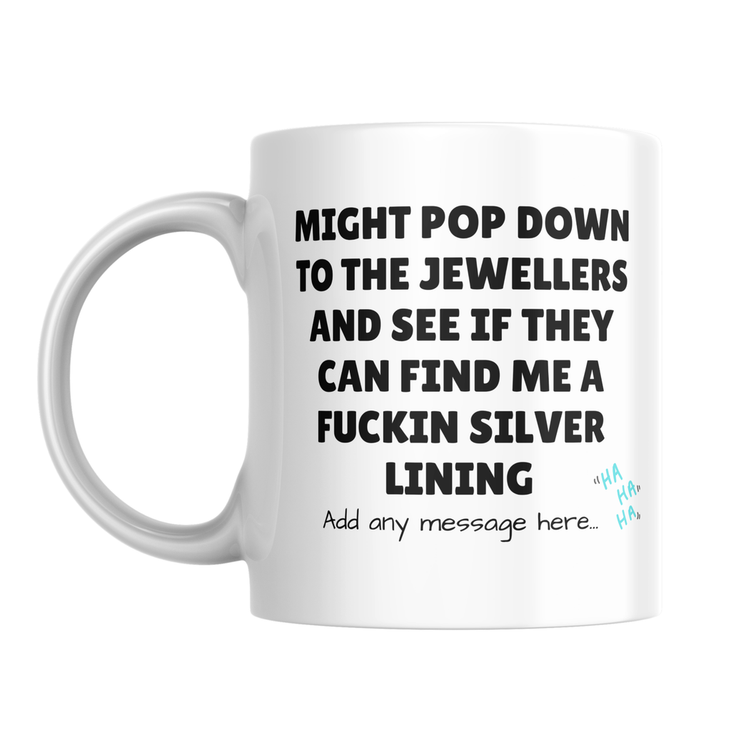 Silver Lining Jeweller Mug – front view