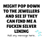 Silver Lining Jeweller Mug – original flat artwork