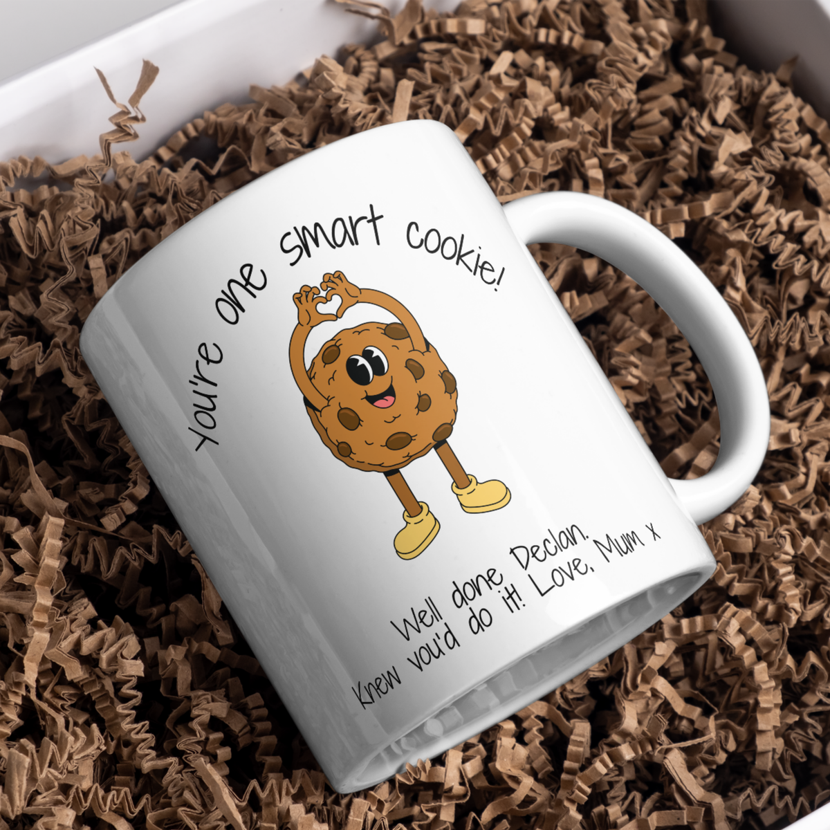 Smart Cookie Mug – gift presentation on paper packing