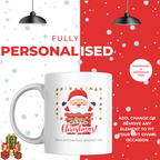 Smiling Santa Christmas Mug – personalisation information