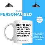 Spare Dough Bakery Mug – personalisation information