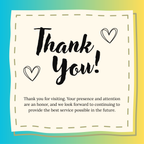Thank You Note Mug – original flat artwork