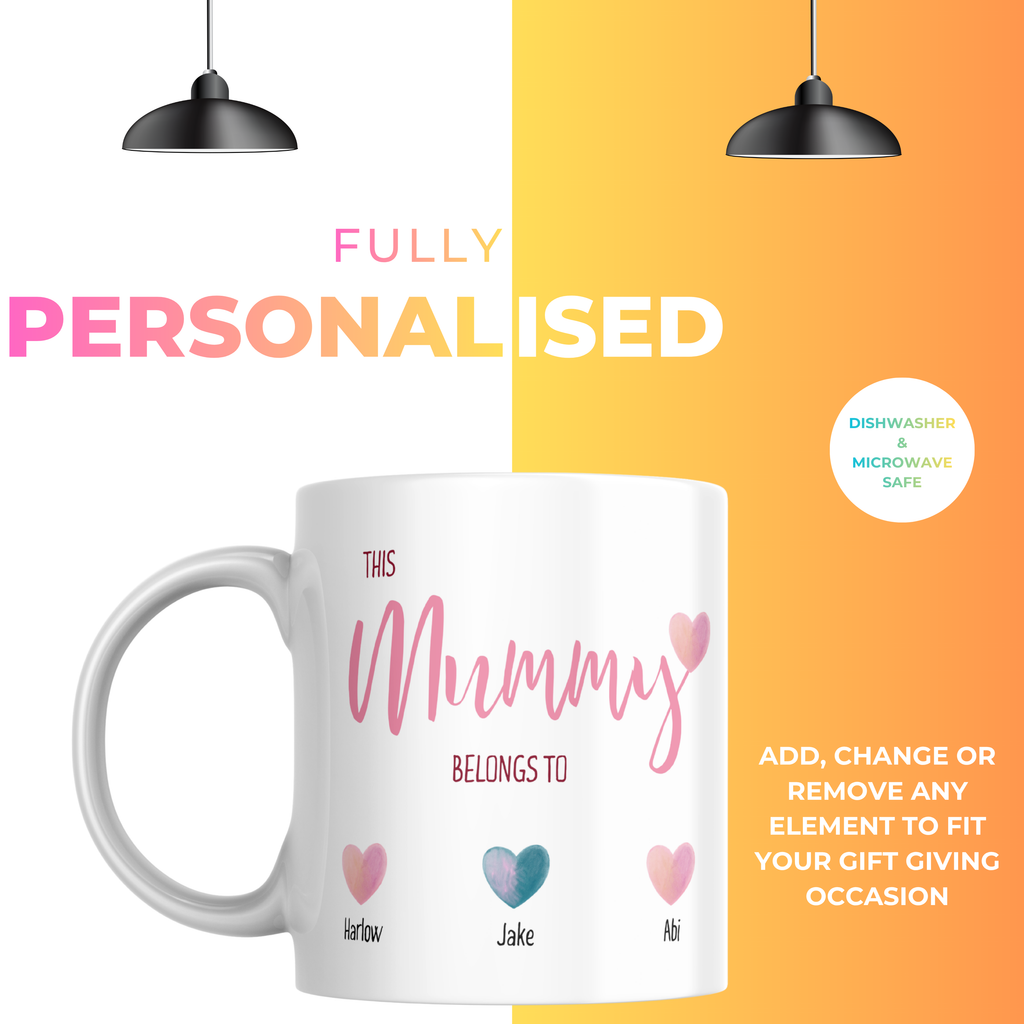 This Mummy Belongs To Mug – personalisation information