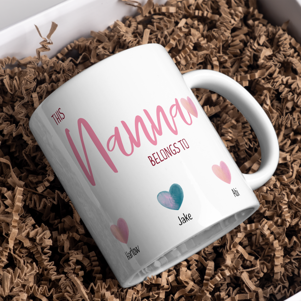 This Nanna Belongs To Mug – gift presentation on paper packing