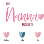 This Nanna Belongs To Mug – original flat artwork