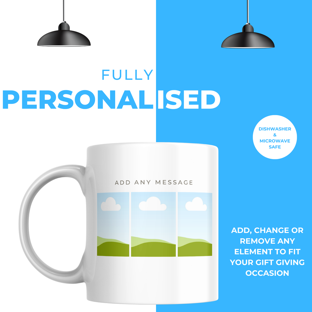 Three Photo Strip Mug – personalisation information