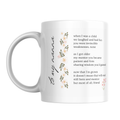 To My Nanna Poem Mug – front view
