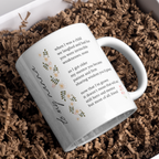 To My Nanna Poem Mug – gift presentation on paper packing
