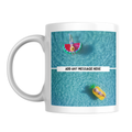 Two Photo Mug – front view with example photos