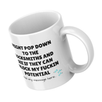 Unlock My Potential Locksmith Mug – angled view