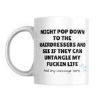 Untangle My Life Hairdresser Mug – front view