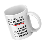 Washing Machine Minutes Mug – angled view