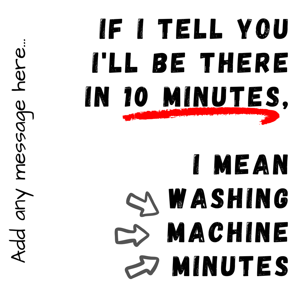 Washing Machine Minutes Mug – original flat artwork