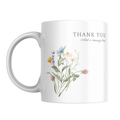 Wildflower Thank You Mug – front view