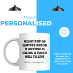 Will to Live Marketplace Mug – personalisation information