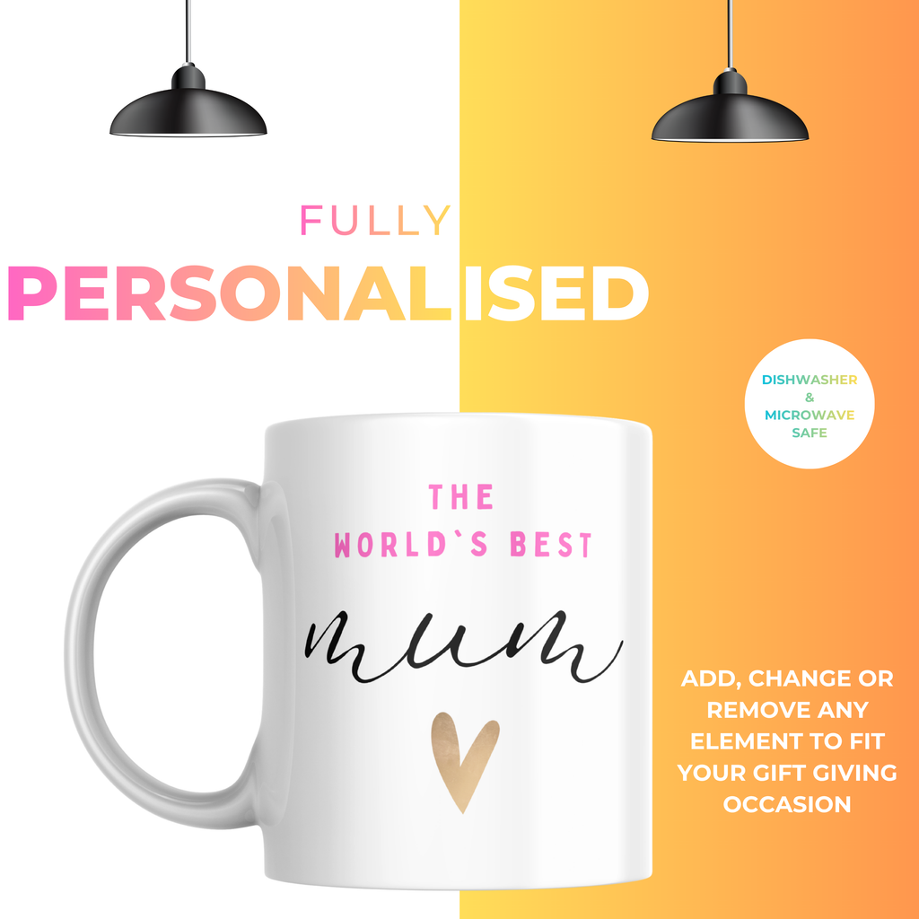 World’s Best Mum Mug – personalisation information