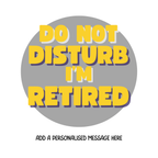 Yellow Do Not Disturb Retired Mug – original flat artwork