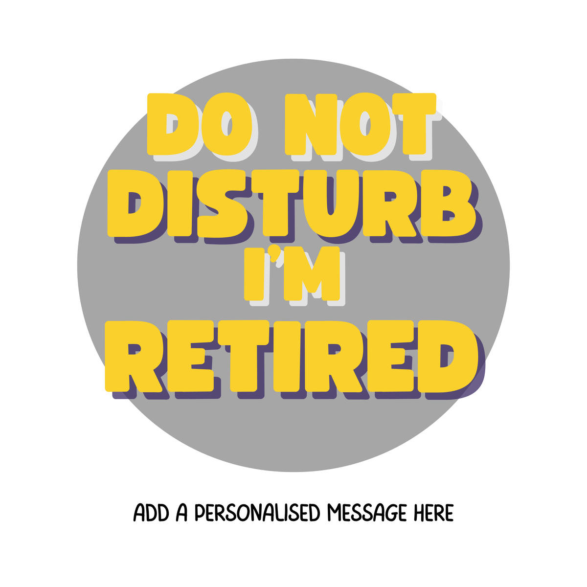 Yellow Do Not Disturb Retired Mug – original flat artwork