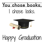 You Chose Books I Chose Looks Mug – original flat artwork