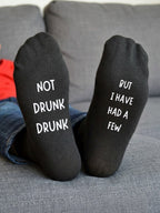 Not Drunk Drunk Socks – I Have Had a Few Funny Gift – sofa lifestyle view