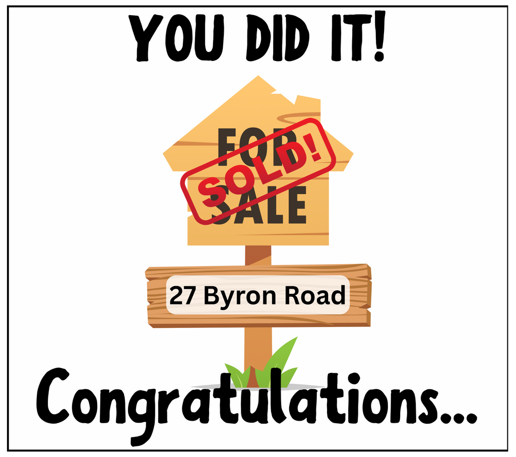 You Did It congratulations new home candle label with custom address