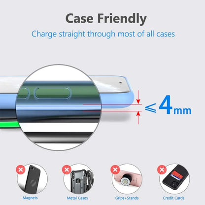 10W Fast Charging Wireless Charger | USB Gifts