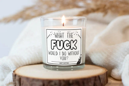 Do Without You Personalised Candle | Funny Candle | Novelty Joke Gift MKTrends Co