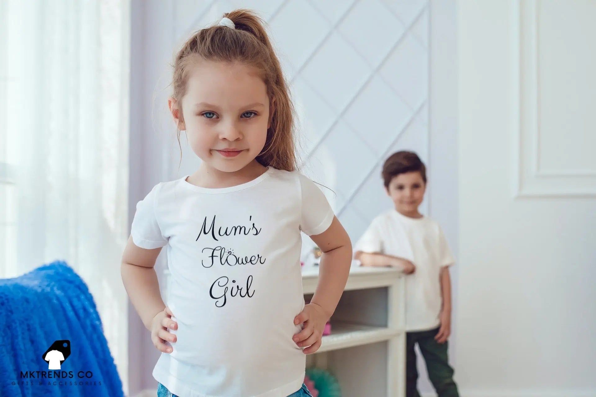 Flower girl t shirt uk best sale