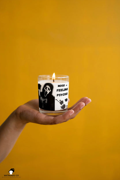 Funny Scary movie Mood Personalised Candle | Novelty Gift