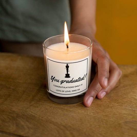 Graduation Personalised Candle | Graduation Gifts