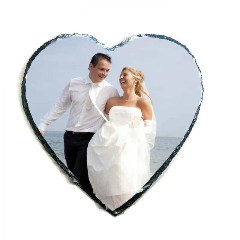 Heart Shaped Photo Slate