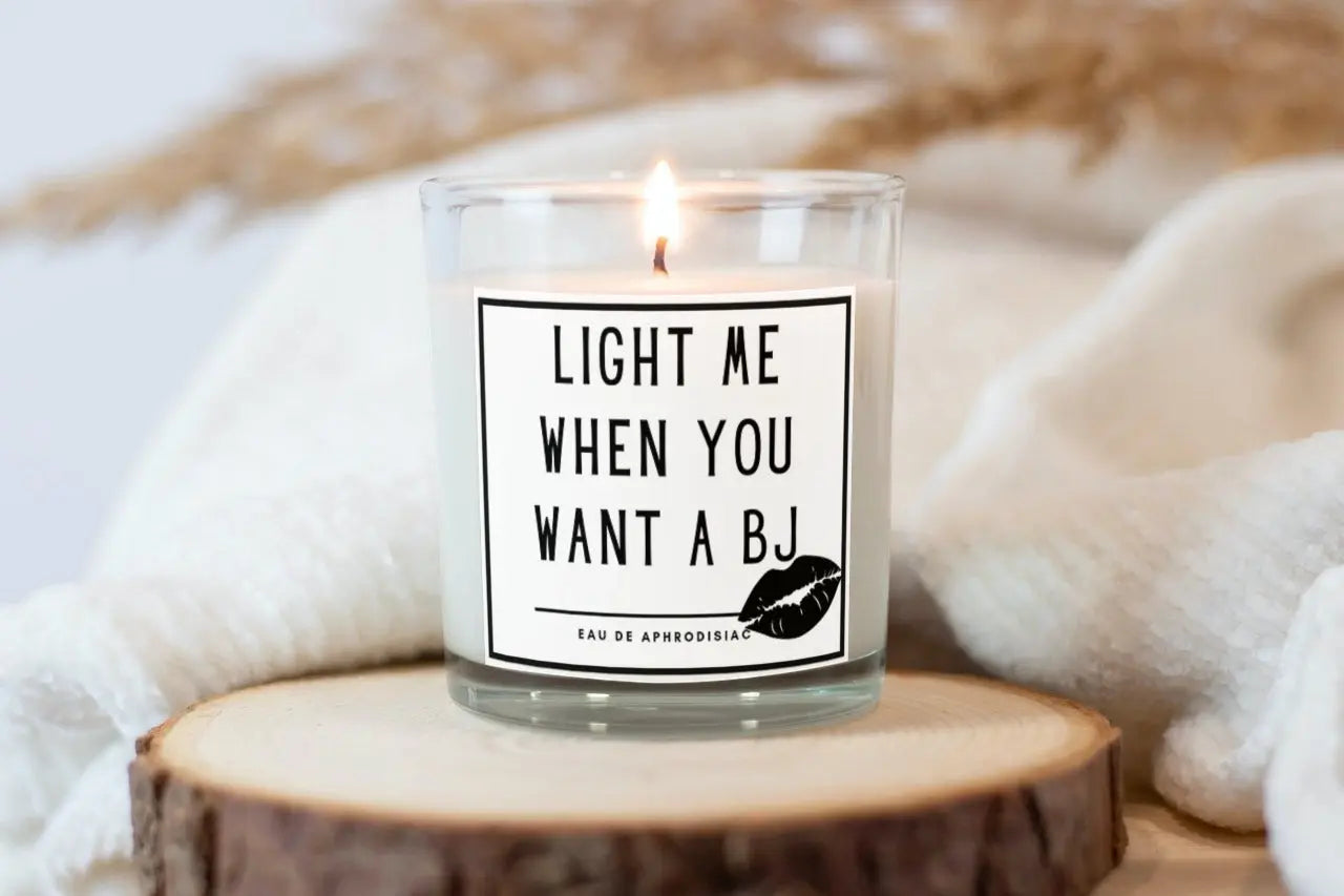 Light me Blowjob Novelty Candle | Novelty Rude Gifts