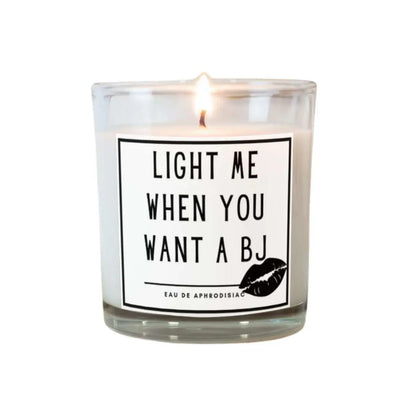 Light me Blowjob Novelty Candle | Novelty Rude Gifts