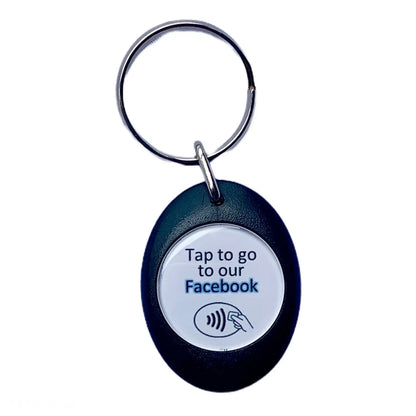 NFC Digital Business Card Keyring