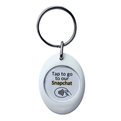 NFC Digital Business Card Keyring