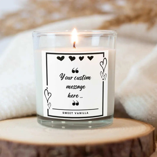 Personalised Any Text girlfriend Candle | Gifts for Girlfriend