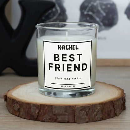 Personalised Best Friend Name Candle | Gifts for Best Friend