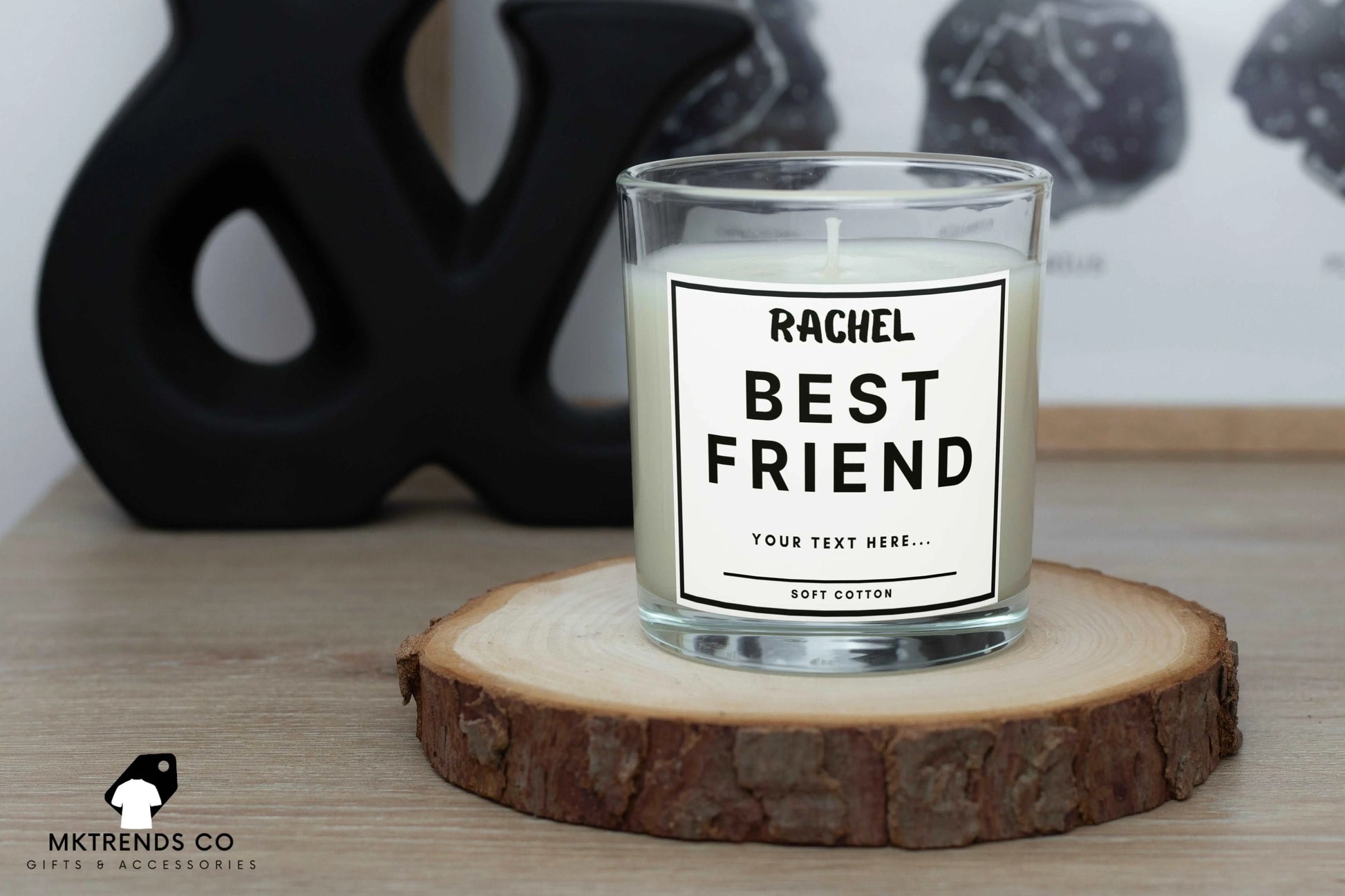 Personalised Best Friend Name Candle | Gifts for Best Friend