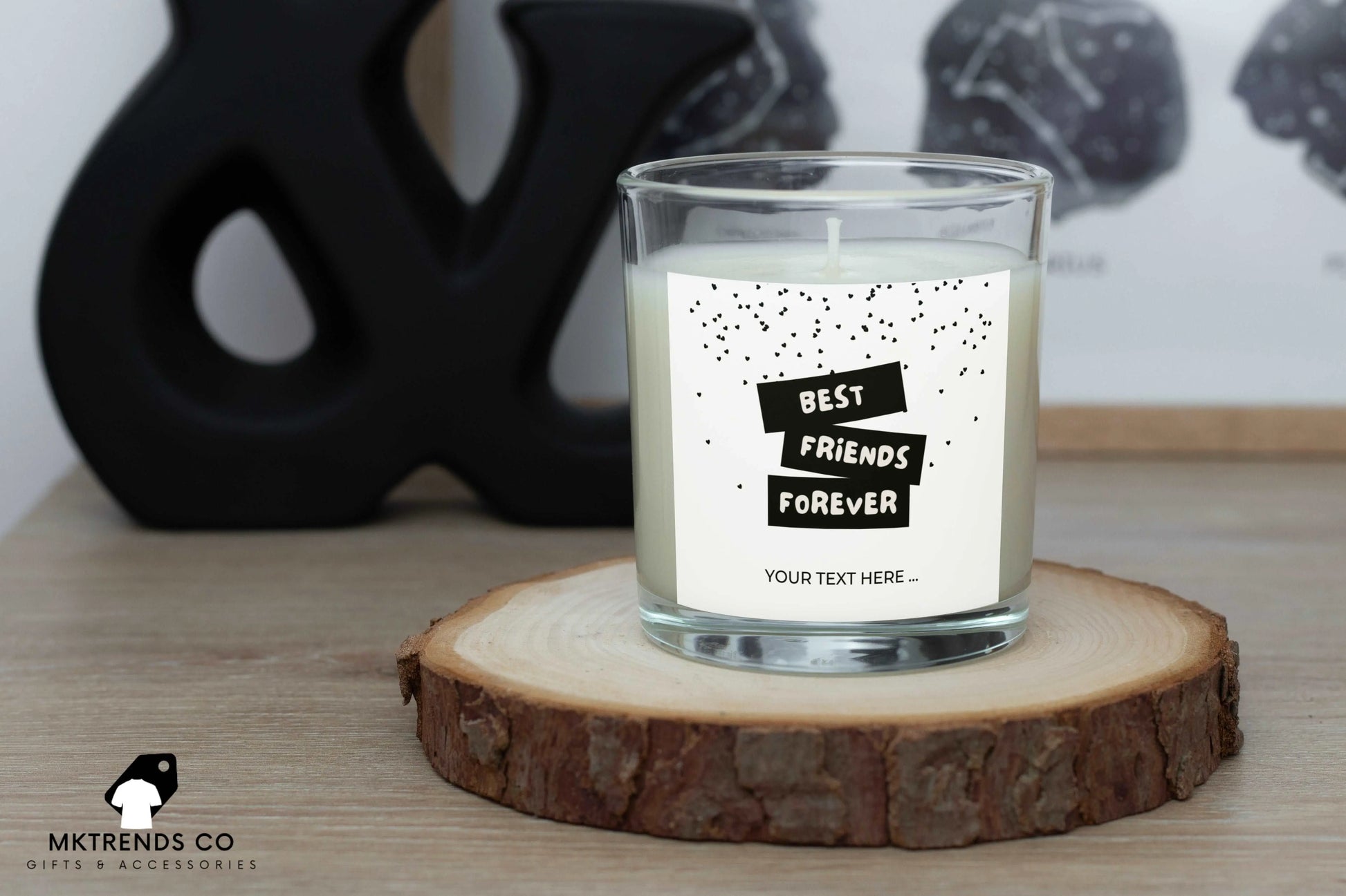 Personalised Best Friends Forever Candle | Gifts for Best Friend