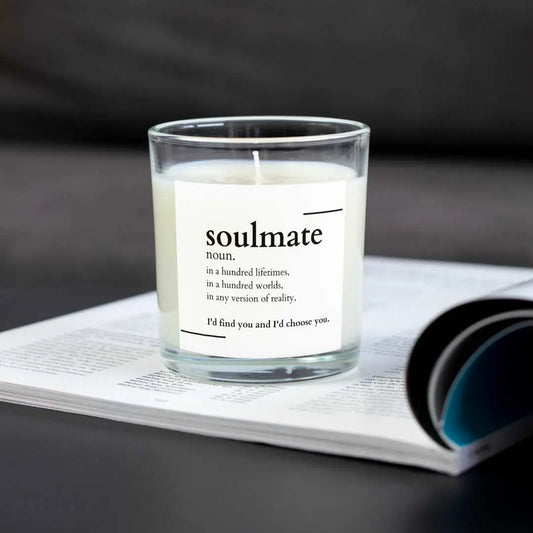 Personalised Boyfriend Soulmate Noun Candle | Gifts for Boyfriend