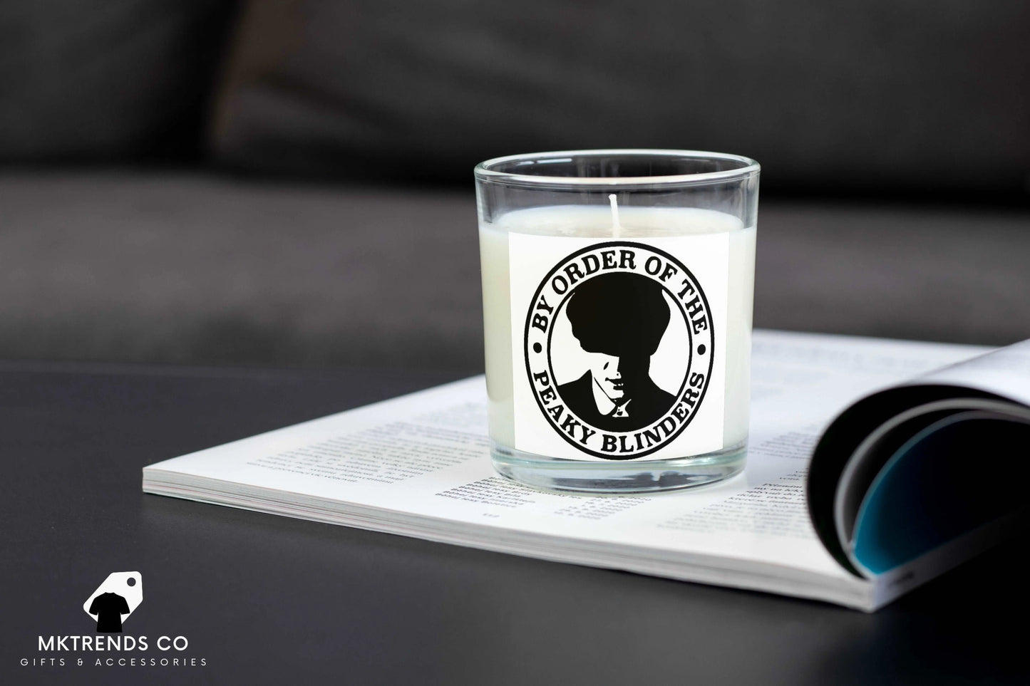 Personalised By Order Of The Peaky Blinders Candle