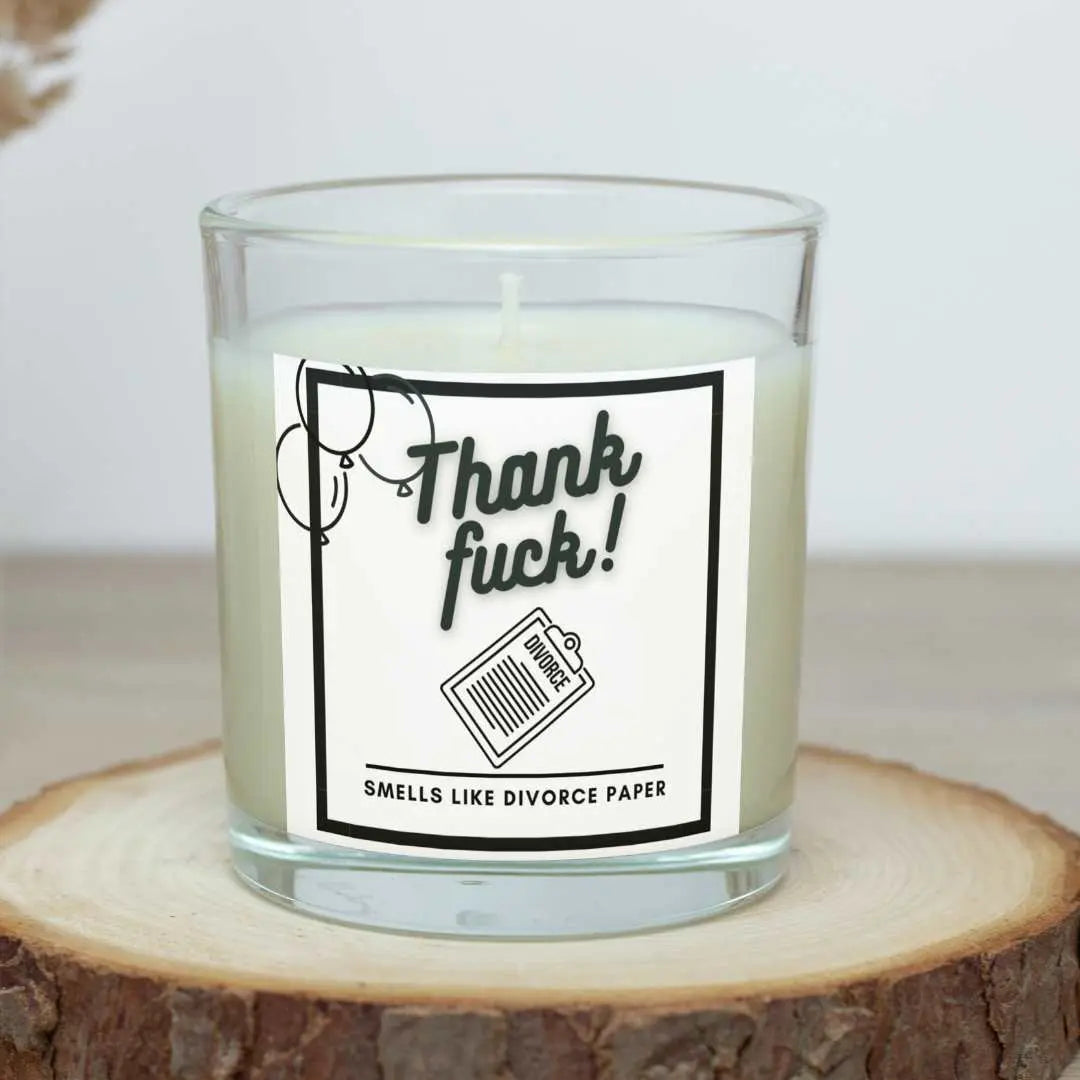 Personalised Divorce Candle | Funny Candle | Novelty Gift