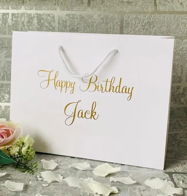 Personalised Happy Birthday Gift Bag