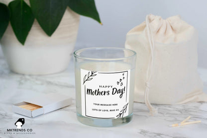 Personalised Happy Mother's Day Candle | Mother's Day Gift