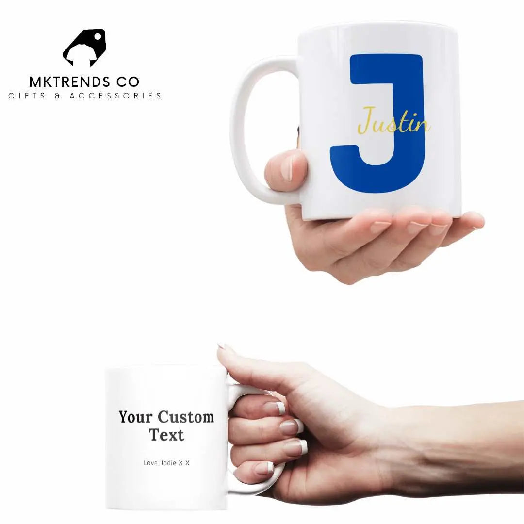 Personalised Him Initial & Name Mug