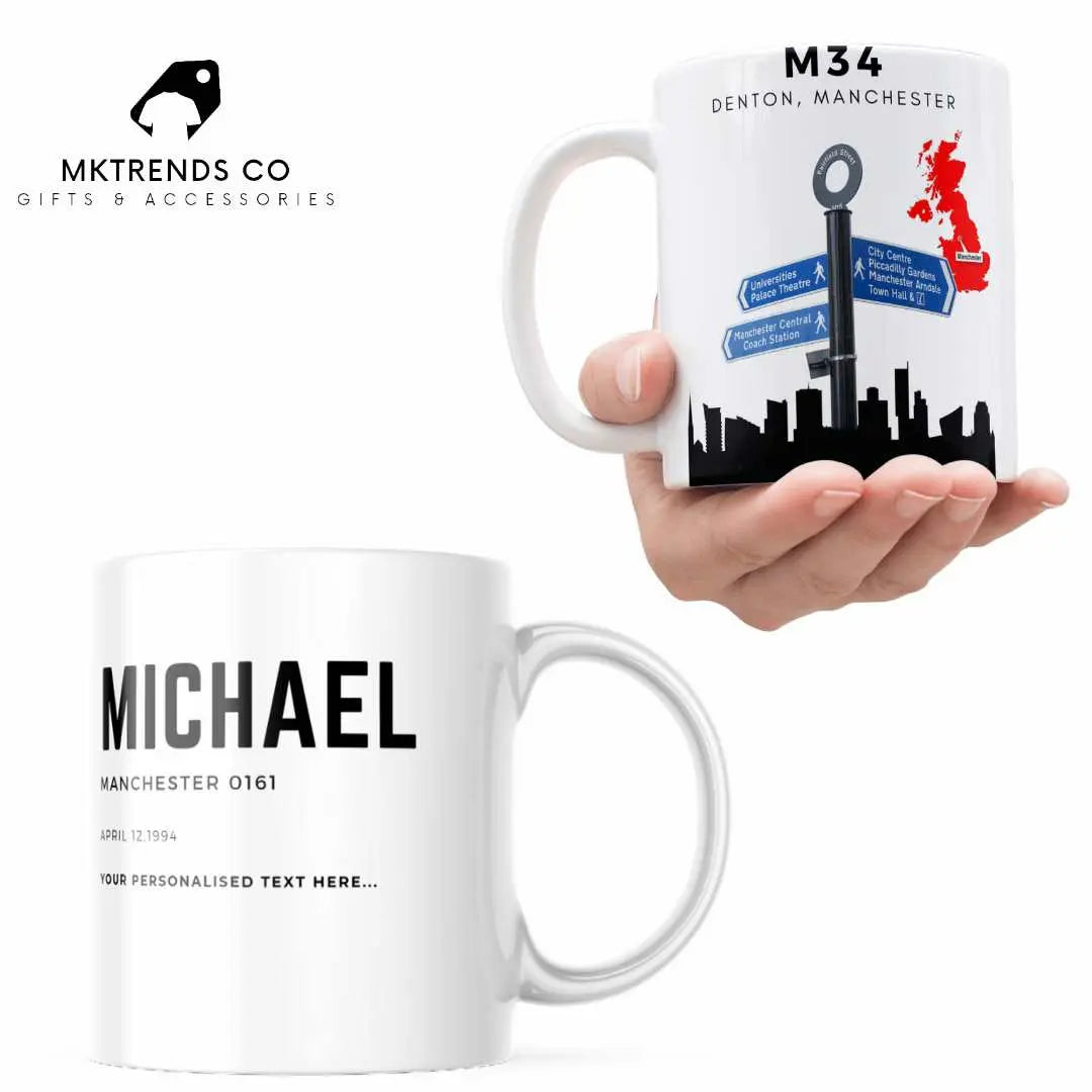 Personalised Manchester/Any City Mug