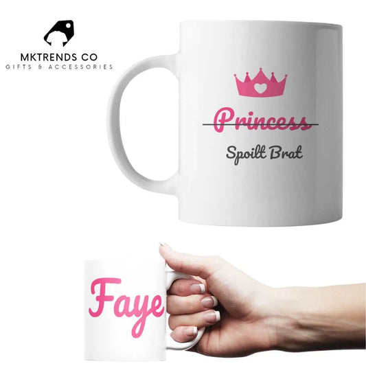 Personalised Novelty Princess Mug