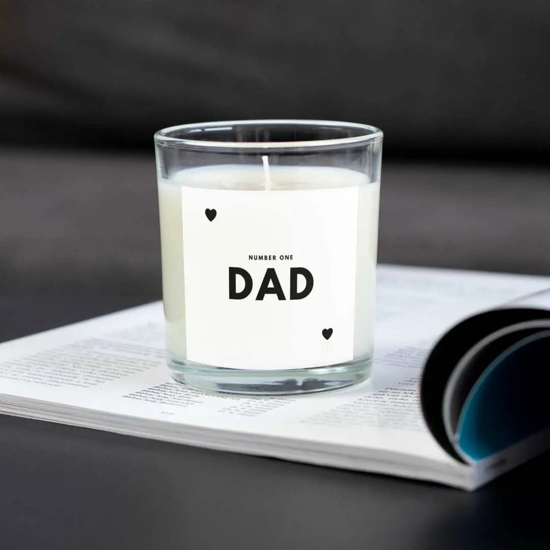 Personalised Number 1 Dad Candle | Gifts for Dad